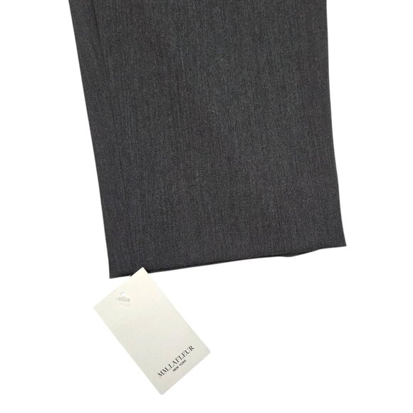 NWT MM Lafleur The Mejia Pant Light Twill Charcoal Gray Business Plus Size +2 22 - Picture 9 of 12